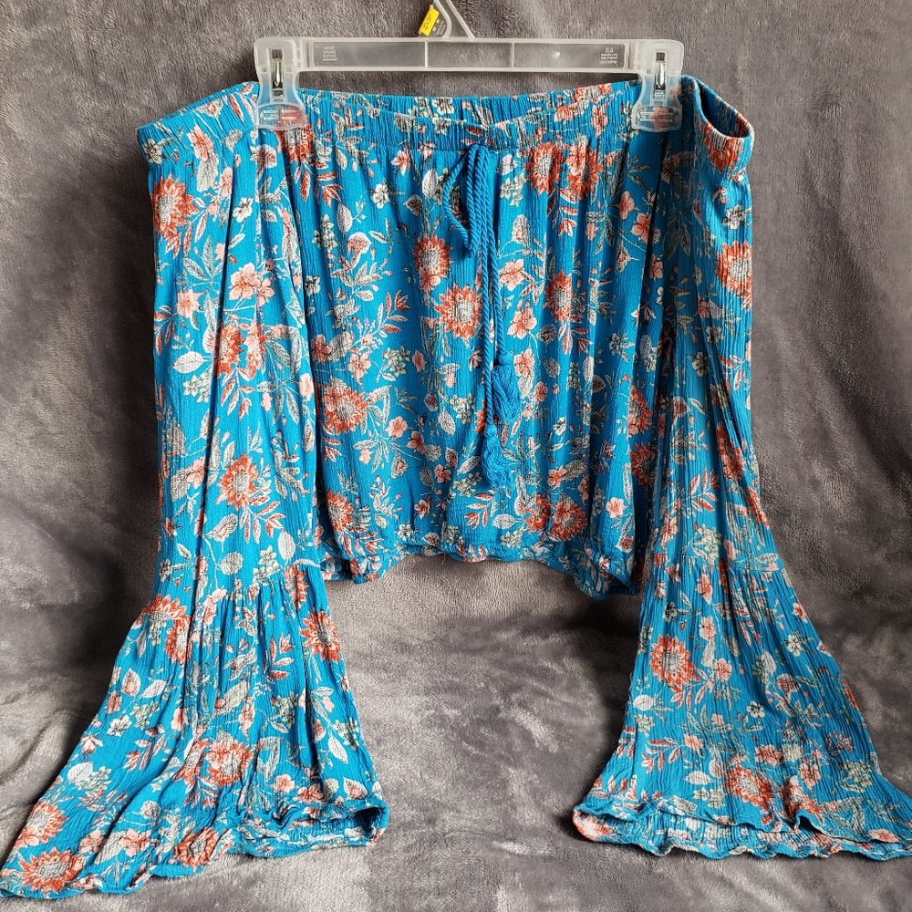 Off the shoulder crop top